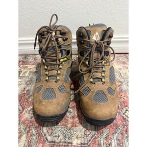 Vasque Breeze 7462 Mens 11M Hiking Boots Gore-Tex Vibram Brown Gray  Rugged